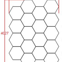 Hexagon op maat / Hexagon custom made