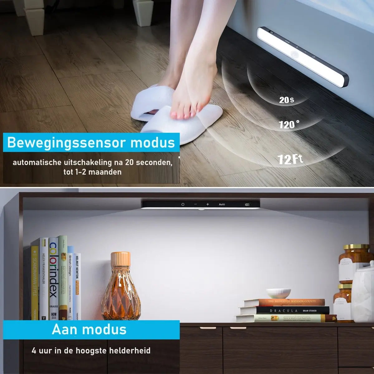 Kastverlichting met bewegingssensor