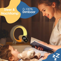 Digitale wekker – Lichtwekker met White noise & Nachtlamp