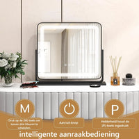 make-upspiegel met verlichting