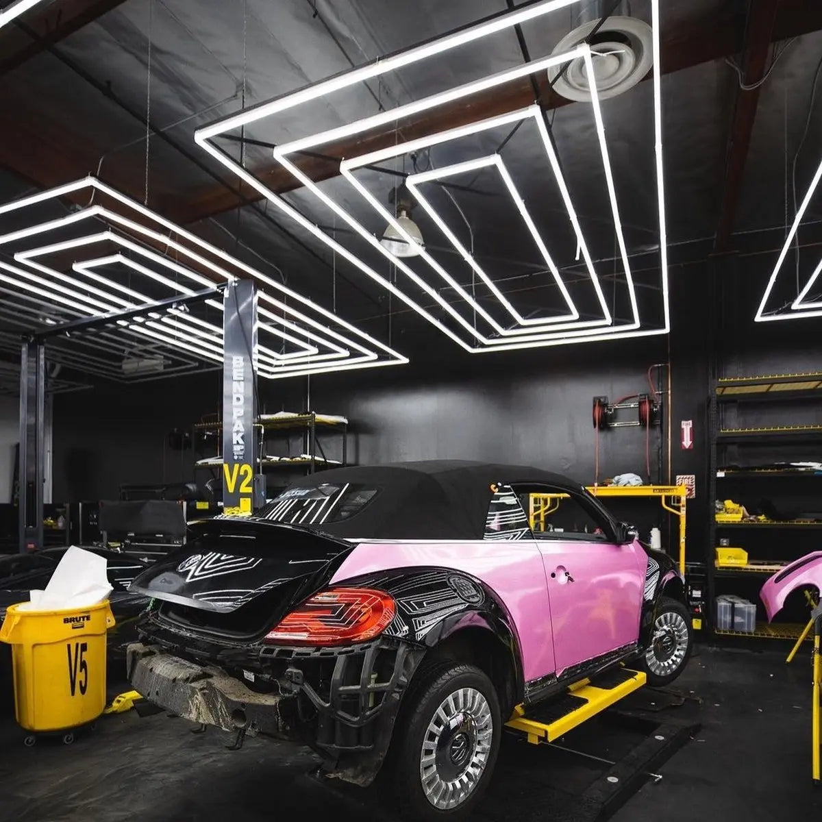 LED hexagon garage verlichting