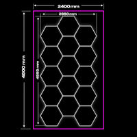 Hexagon garage verlichting
