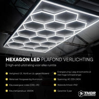 Aluminium Frame voor LED Hexagon Garage Verlichting