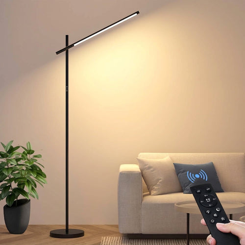 Minimalistische LED Vloerlamp met Afstandsbediening – 1800 Lumen - Dimbaar