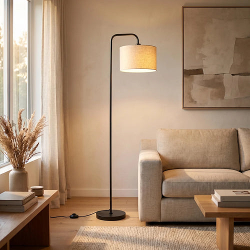 Vloerlamp met Verlengde Arm & Afstandsbediening