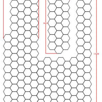 Hexagon op maat / Hexagon custom made