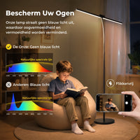 Dimbare LED Vloerlamp – 2400 Lumen – Met Afstandsbediening