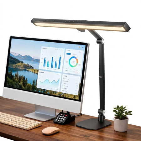 LED Bureaulamp met Voet – CRI 95+ Oogvriendelijk – Dimbaar
