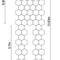 Hexagon op maat / Hexagon custom made