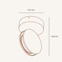 LED Plafondlamp Zwart - Roterend & Kantelbaar - Ronde Opbouwspot IP65