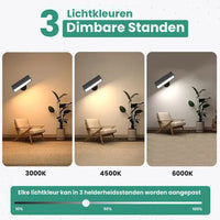 Oplaadbare Wandlamp - Dimbaar & Afstandsbediening