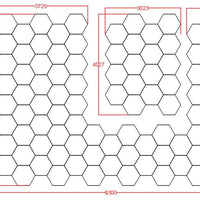Hexagon op maat / Hexagon custom made