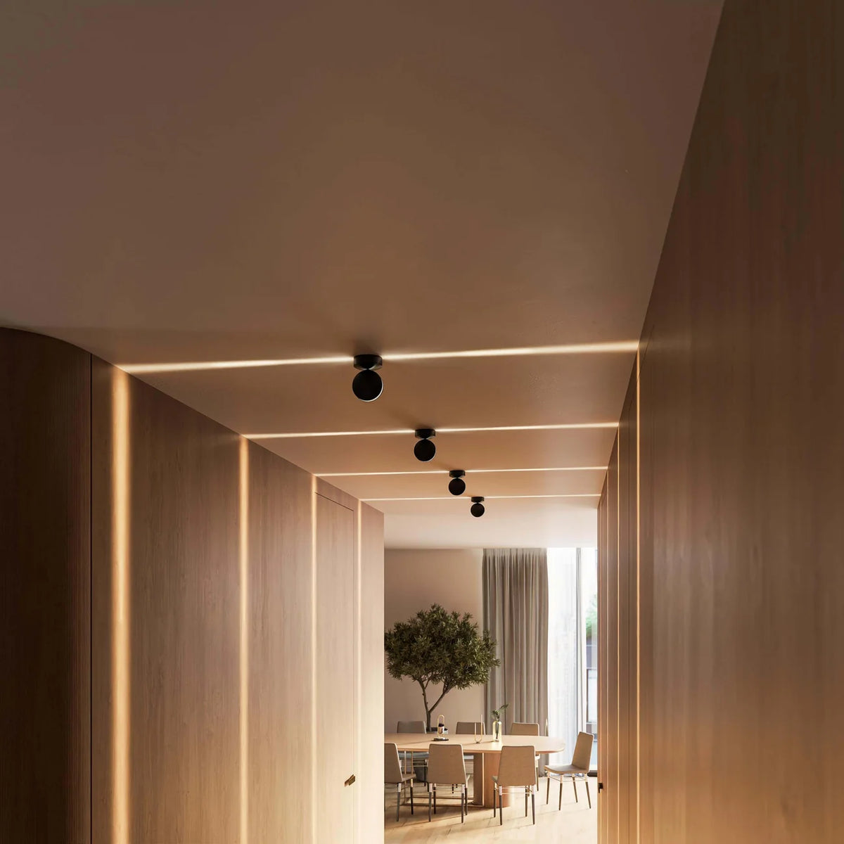 LED Plafondlamp Zwart - Roterend & Kantelbaar - Ronde Opbouwspot IP65