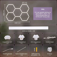 Hexagon LED Verlichting - Thor Performance 3 Lichtkleuren