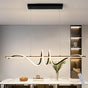 Moderne LED Hanglamp Eettafel Zwart - Dimbaar met Afstandsbediening