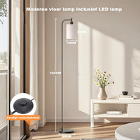 Vloerlamp led dimbaar
