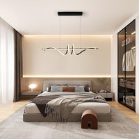 Moderne LED Hanglamp Eettafel Zwart - Dimbaar met Afstandsbediening