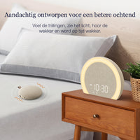 Digitale Wekker met Draadloze Trilchijf & Licht