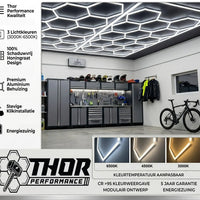 Hexagon LED - 3kleur temperaturen - 3000K/4500K/6500K Imported