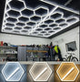 Hexagon LED - 3kleur temperaturen - 3000K/4500K/6500K
