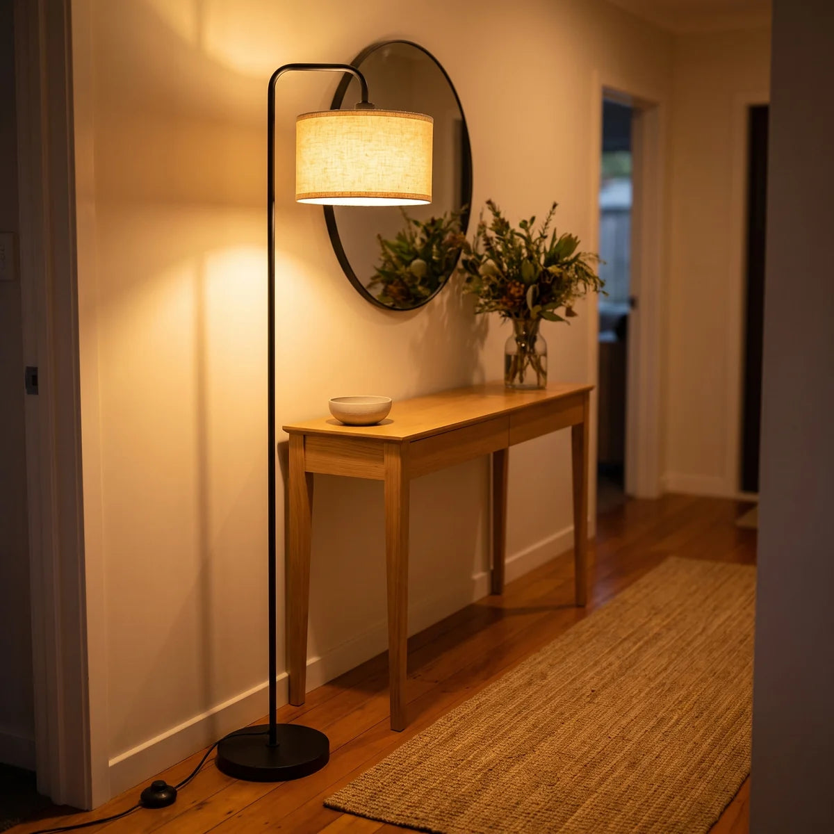 Vloerlamp met Verlengde Arm & Afstandsbediening
