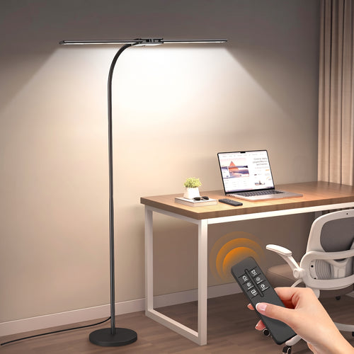 Dimbare LED Vloerlamp – 2400 Lumen – Met Afstandsbediening