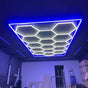 Hexagon led verlichting - Blauw frame