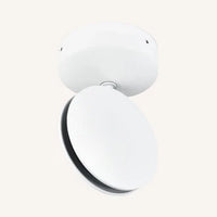 LED Plafondlamp Zwart - Roterend & Kantelbaar - Ronde Opbouwspot IP65