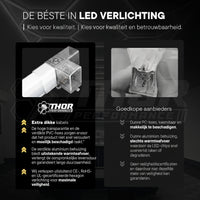 Hexagon LED Verlichting - Thor Performance 3 Lichtkleuren