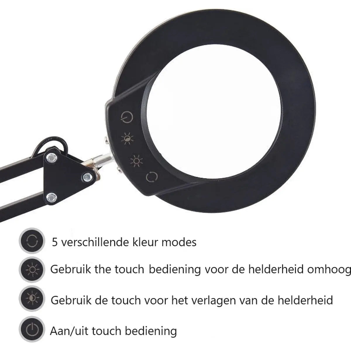 Loeplamp met led verlichting
