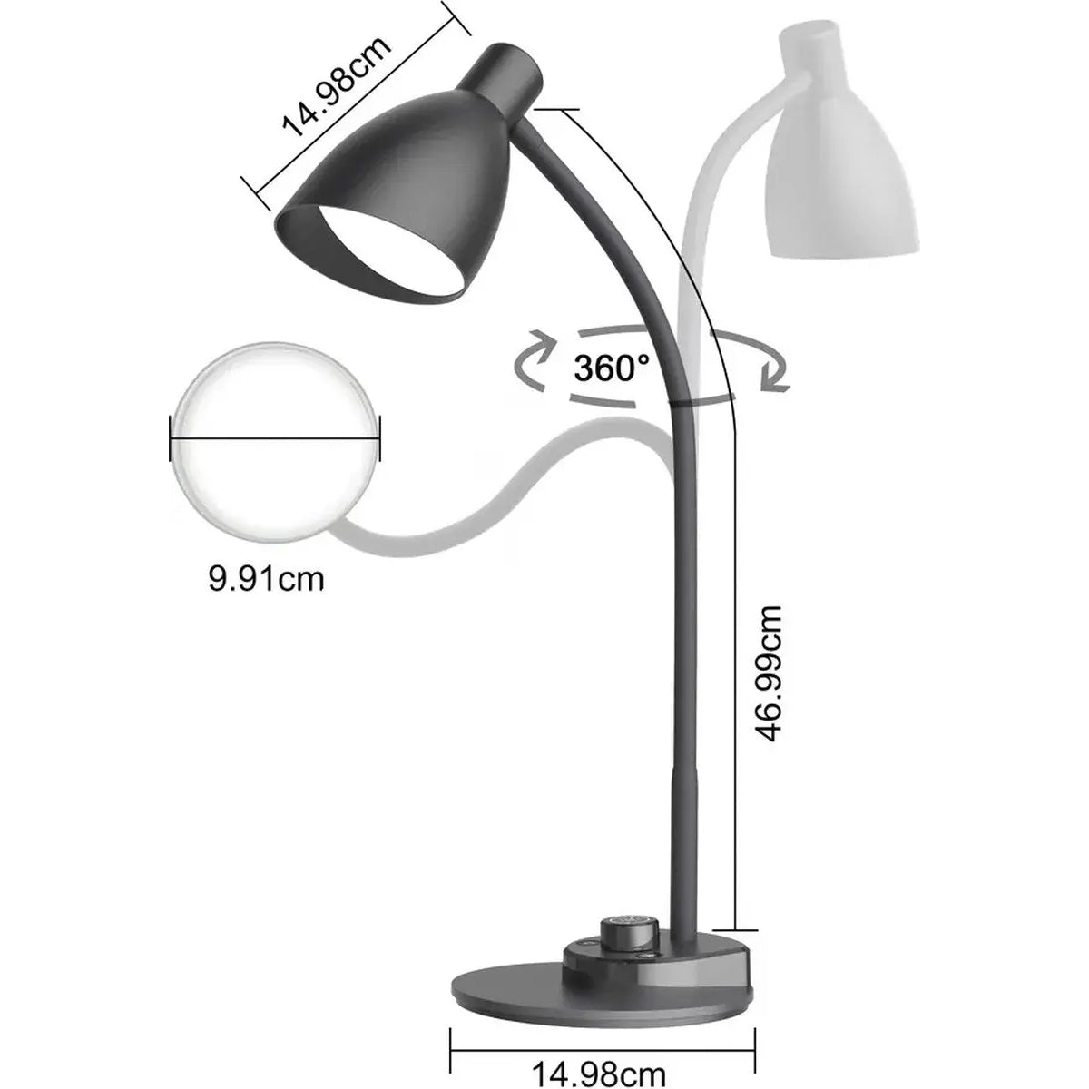 Bureaulamp LED – Dubbele led