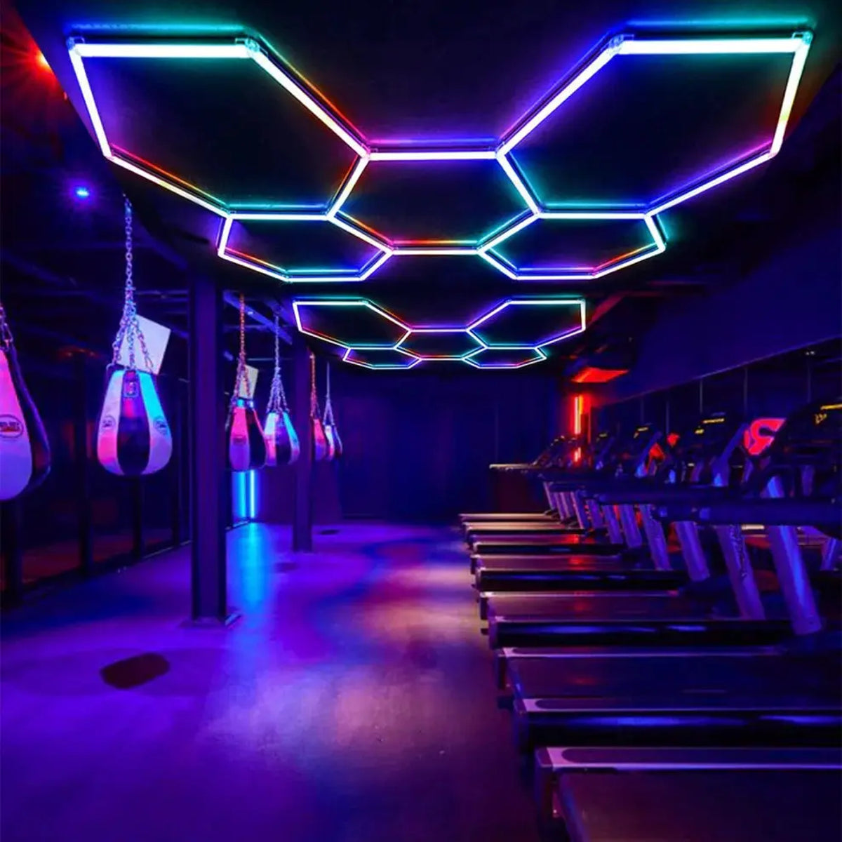 Hexagon garage verlichting