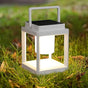 Tafellamp solar - buitenverlichting oplaadbaar met USB & zonne-energie wit