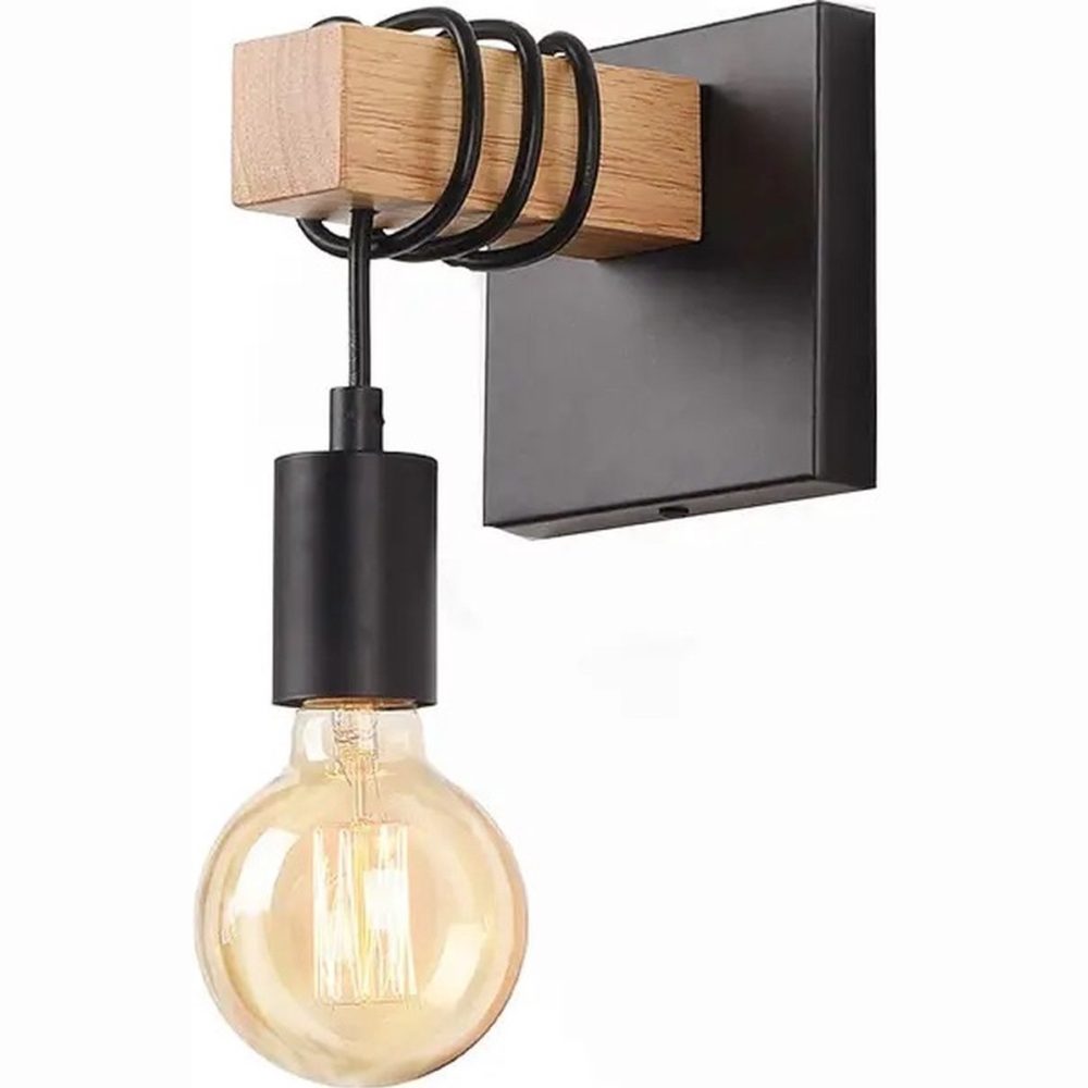 Industriële wandlamp landelijk