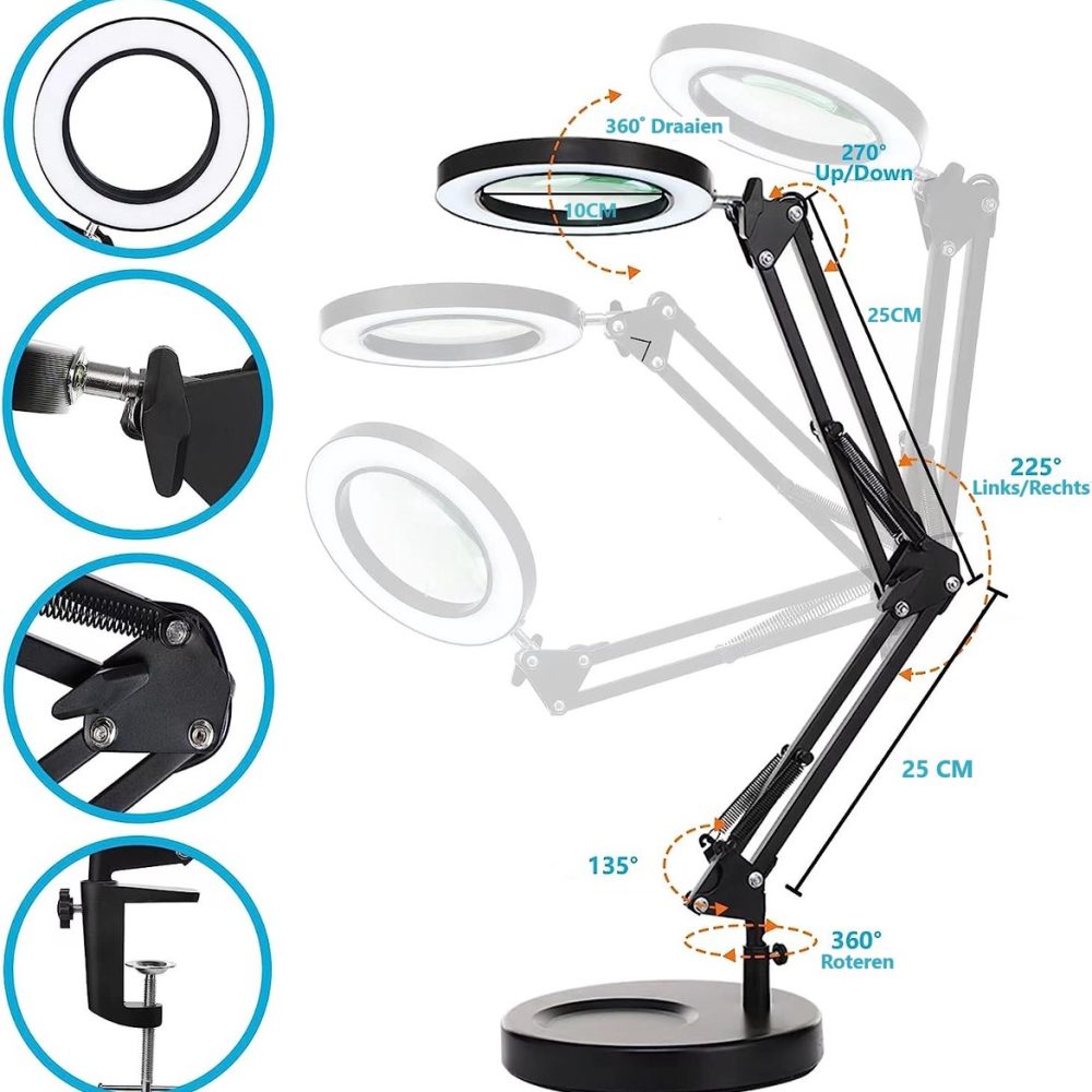 Loeplamp met led verlichting