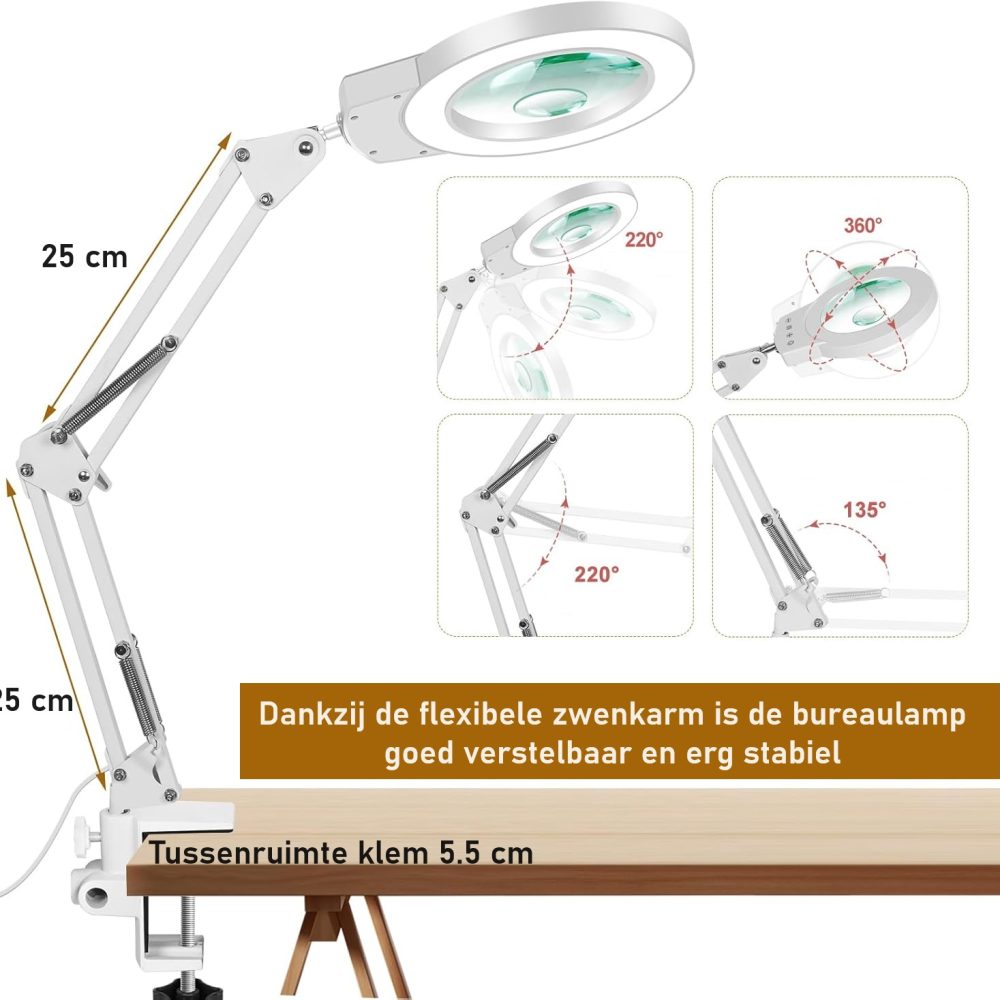 Loeplamp met led verlichting