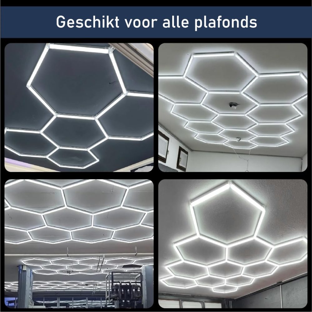 Hexagon garage verlichting