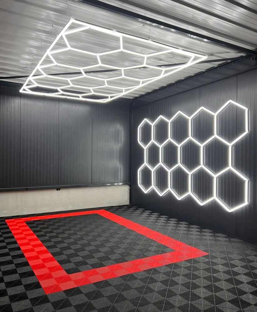 Hexagon garage verlichting