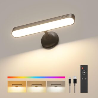 Oplaadbare LED Wandlamp –  Afstandsbediening & RGB