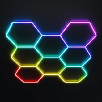 Hexagon LED verlichting – RGB 8 hexagon