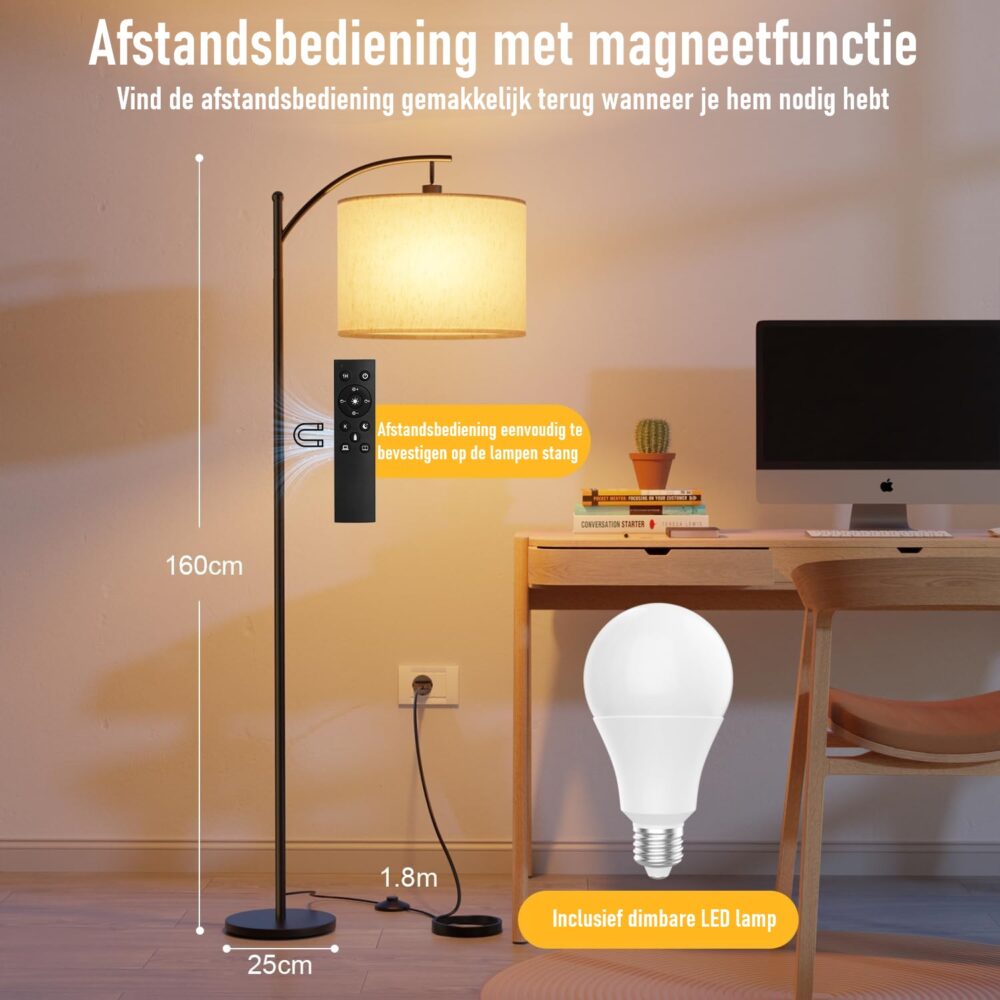 LED Vloerlamp Dimbaar