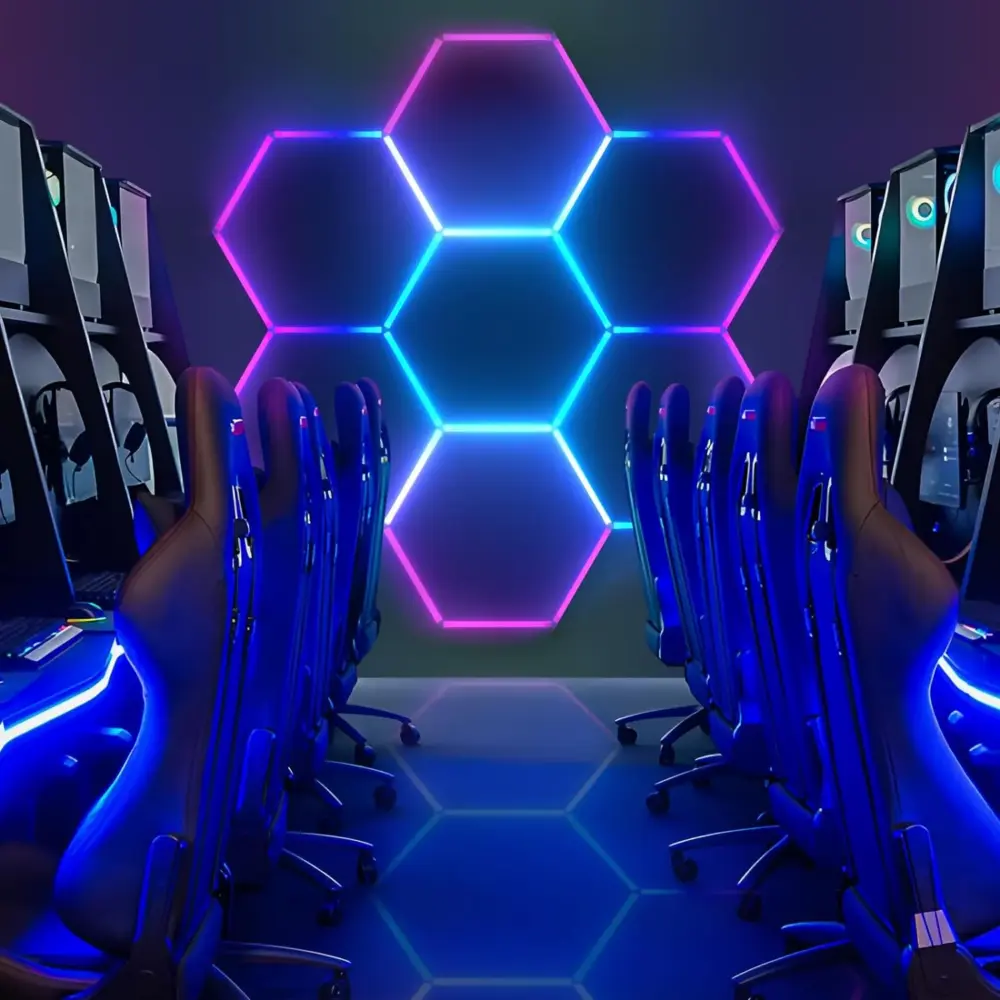 Hexagon rgb verlichting