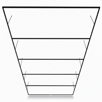 Aluminium Frame voor LED Hexagon Garage Verlichting