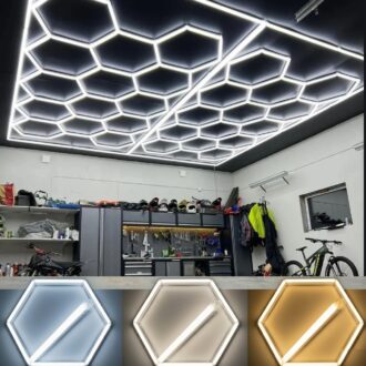 Hexagon LED – 3kleur temperaturen – 3000K/4500K/6500K